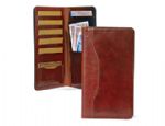 Italian Leather Travel Document Holder